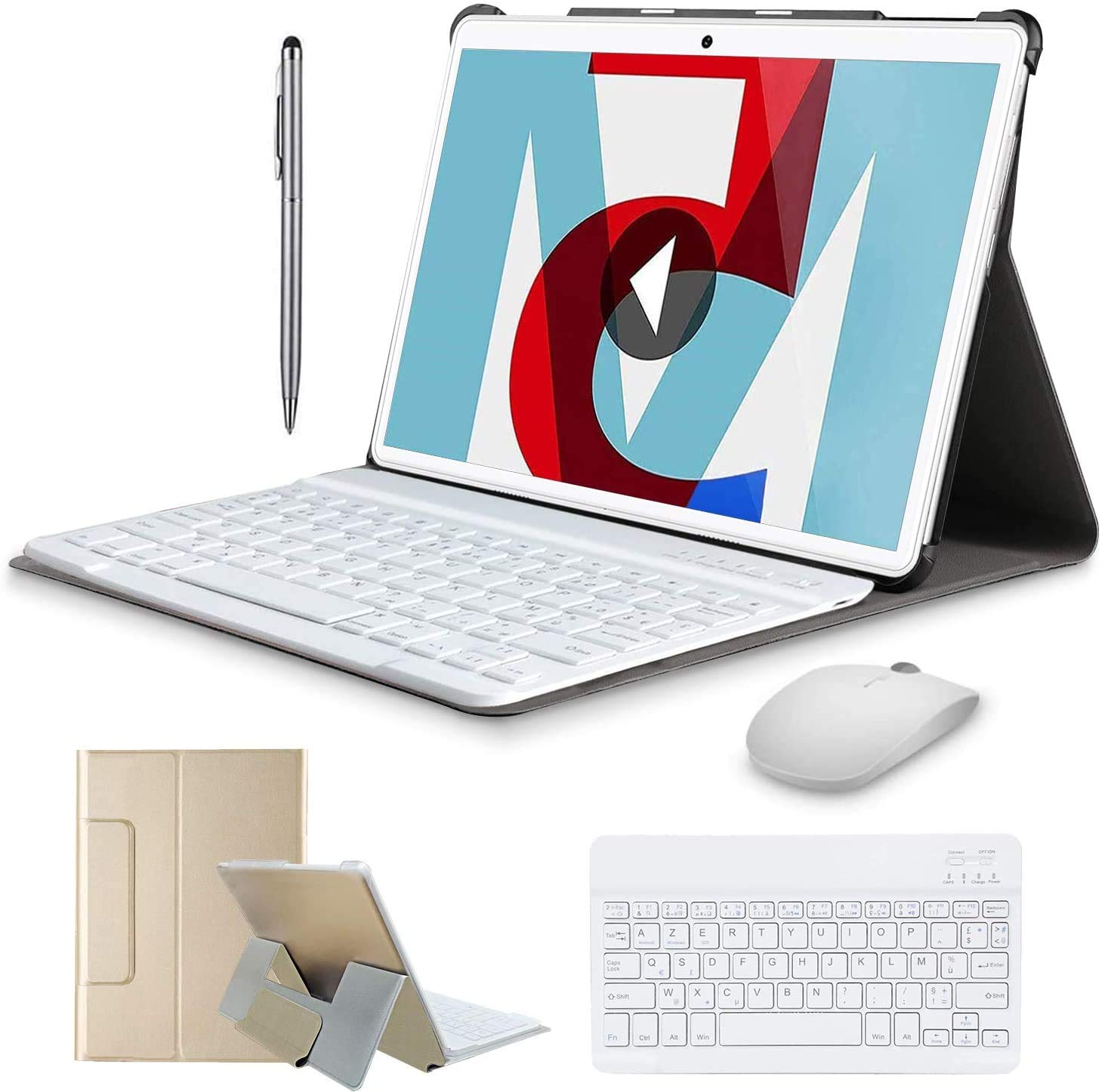 Amazon.co.jp: 2in1タブレット、Android 10.0タブレットPC ワイヤレス